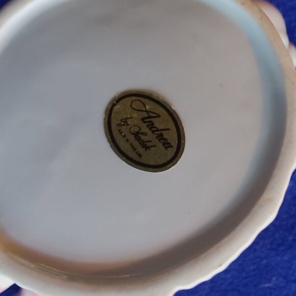 Small Teapot-Andrea by Sadek-Teapot, Creamer & Cup & Saucer Lid - Picture 4 of 6